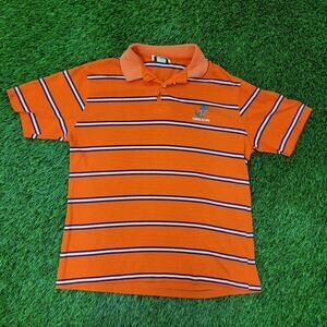 Vintage Signet Florida Gators Polo Shirt Large 21x26 Crop USA Athletic Fit
